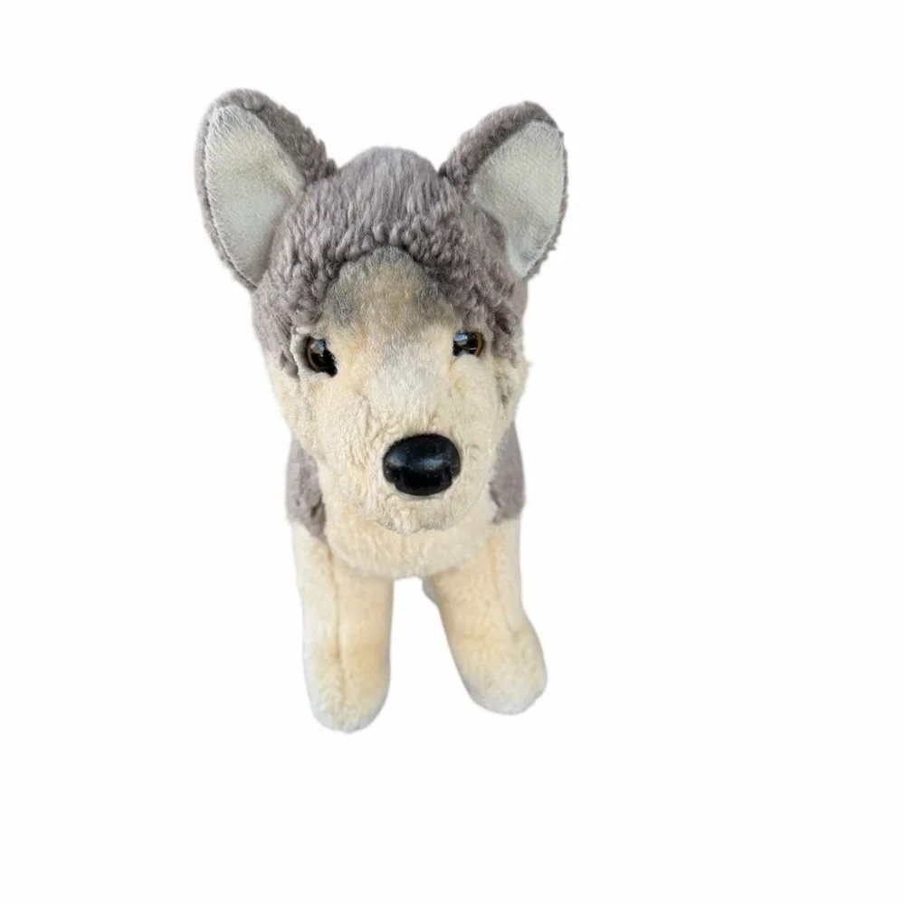 Douglas Cuddle Toy Dancer the Wolf Plush Stuffed Animal Husky Akita 14”